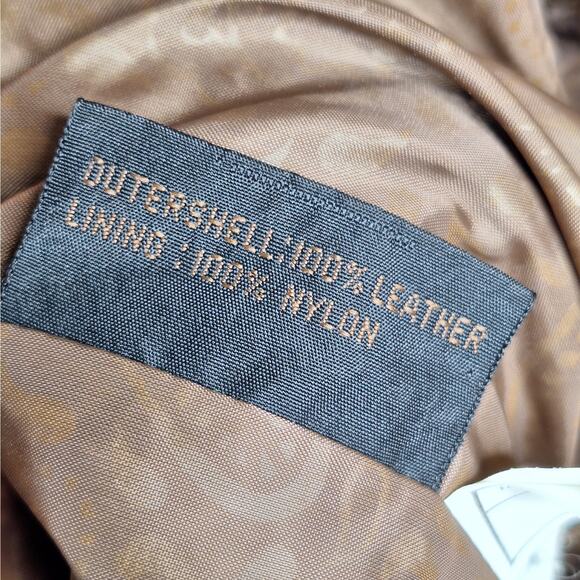 Vintage 80s G-III Paisley Leather Crop Bomber Jacket Western Cowgirl M Paisley - Picture 6 of 16